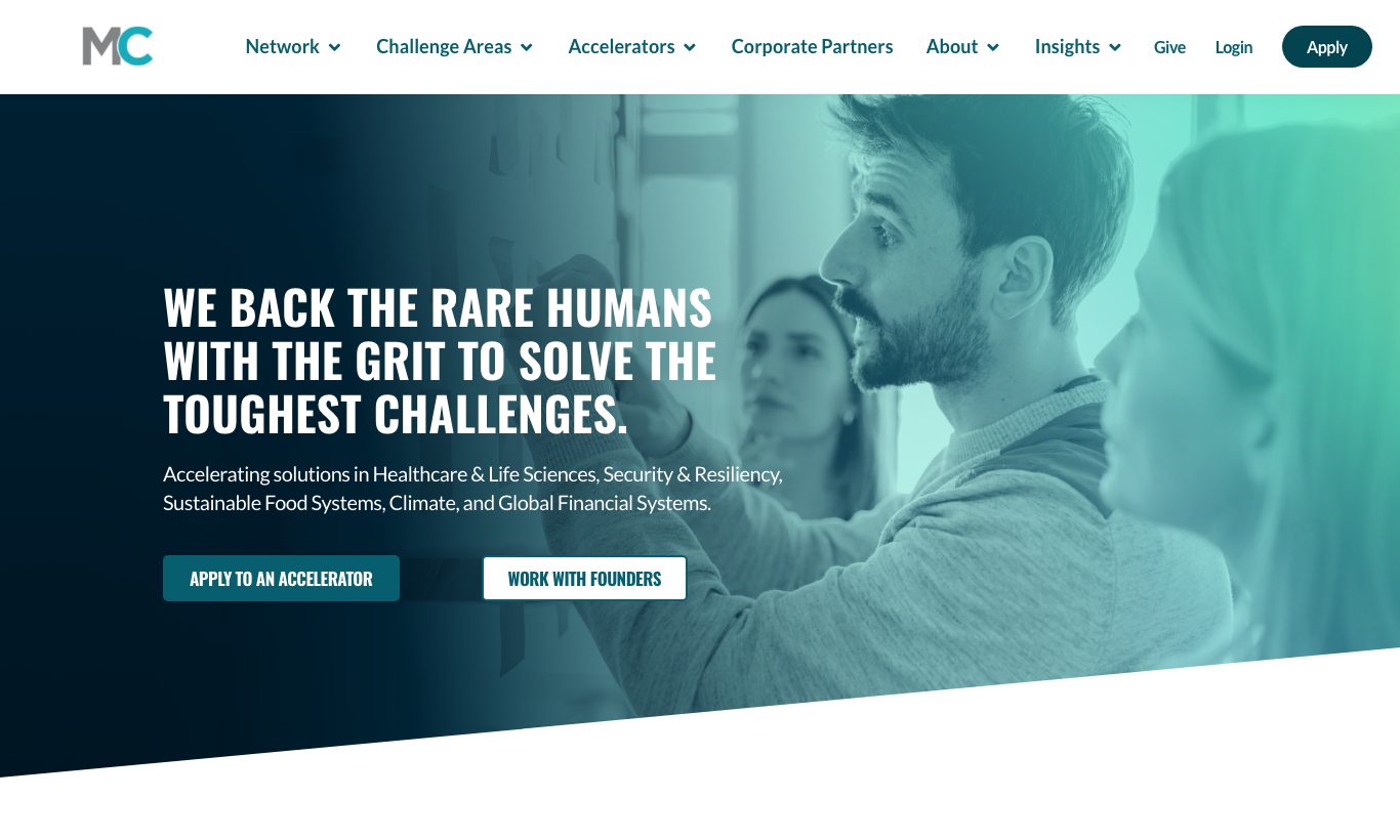 MassChallenge homepage