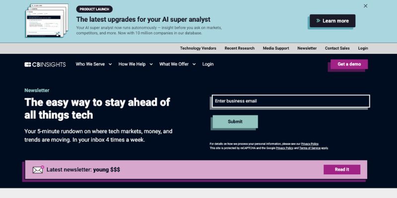 CB Insights newsletter