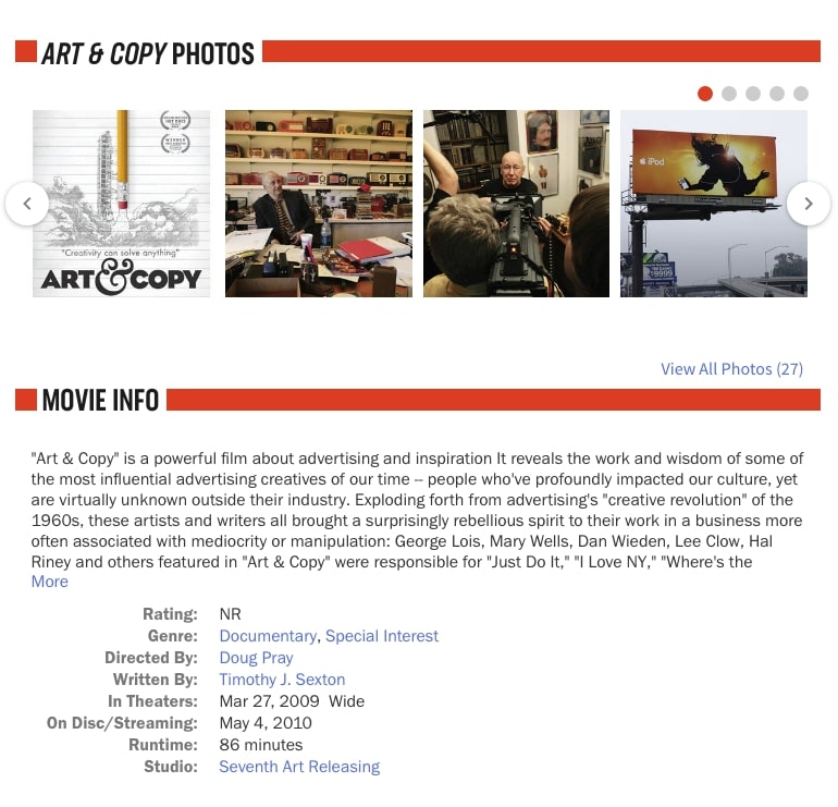 Art & Copy documentary