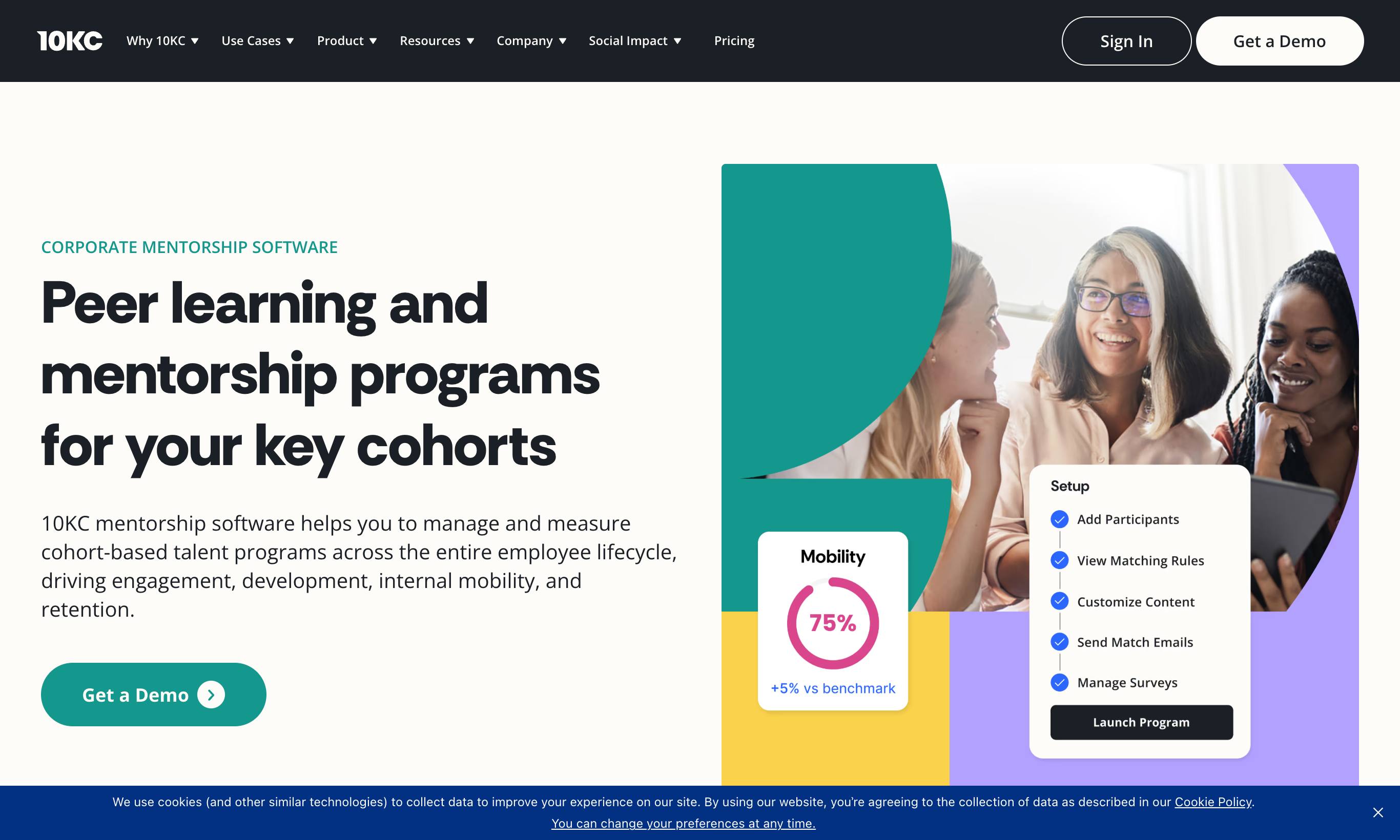 Ten Thousand Coffees homepage