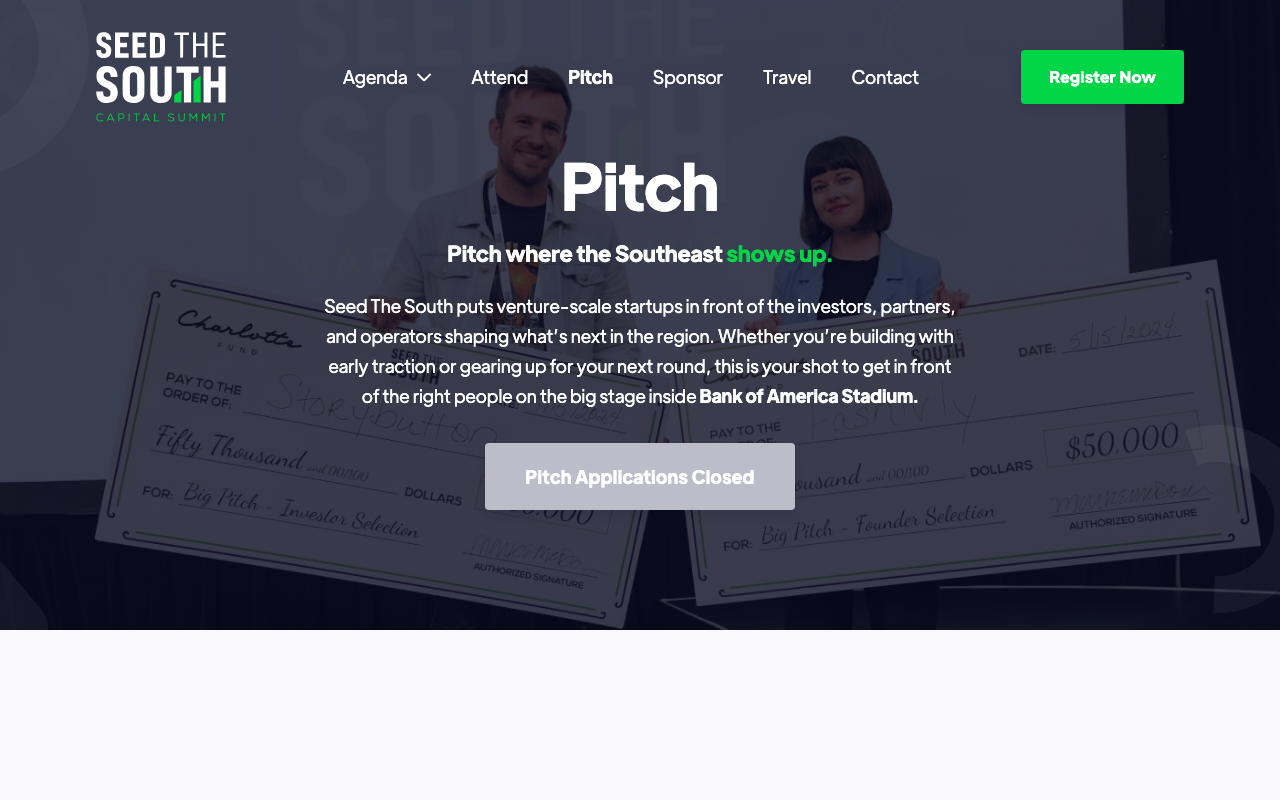 Seed the South — The Big Pitch website