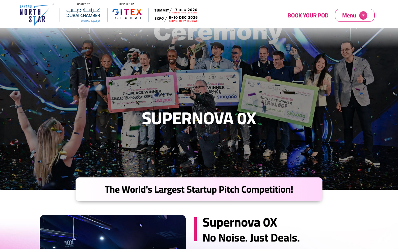 Supernova Challenge (Expand North Star / GITEX) website