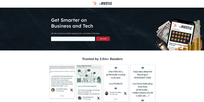 The Hustle by Hubspot Newsletter 2025