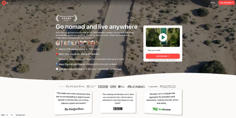 Nomad List Community 2025