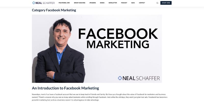 Neal Schaffer Facebook Marketing Blog 2025