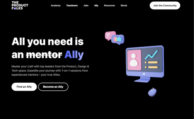 The Product Folks Mentoring Platform