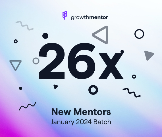 GrowthMentor new mentor batch January 2024