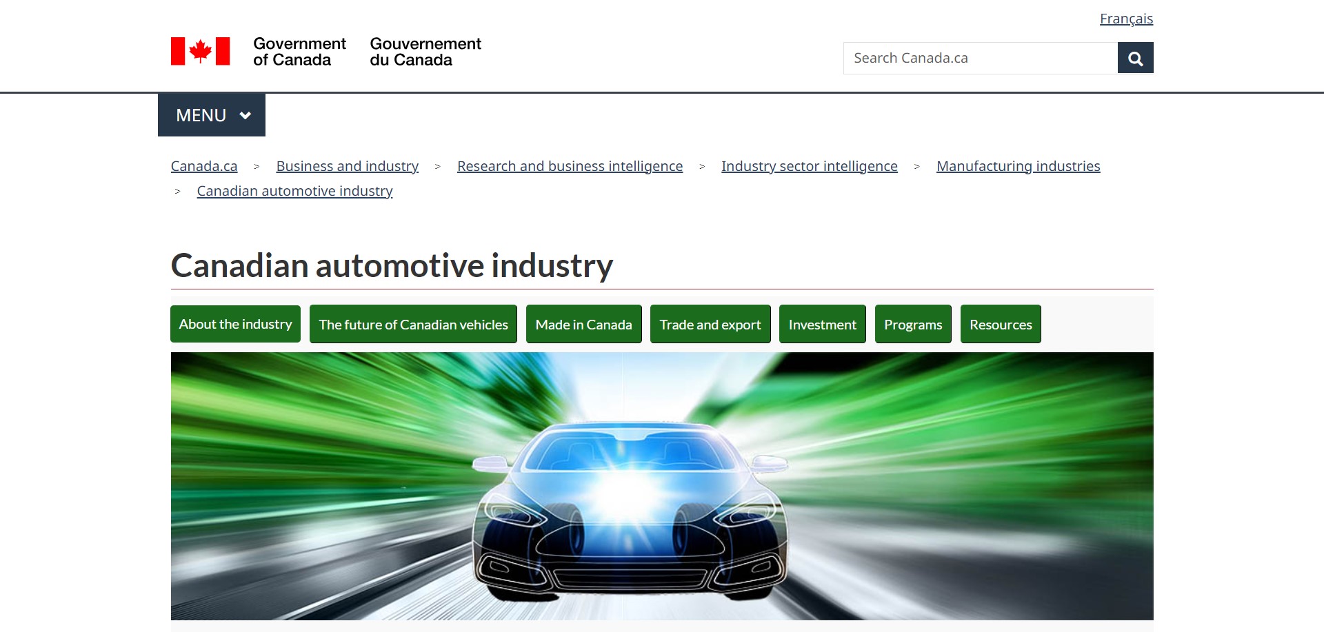 Automotive Supplier Innovation Program