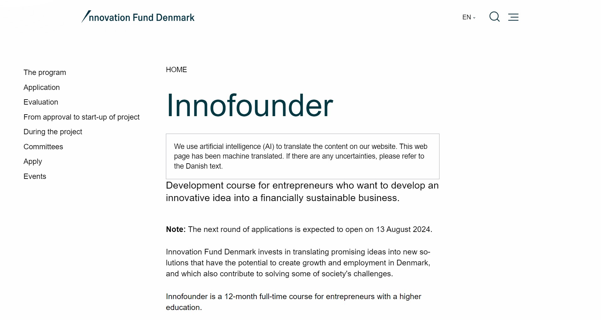 InnoFounder – Graduate