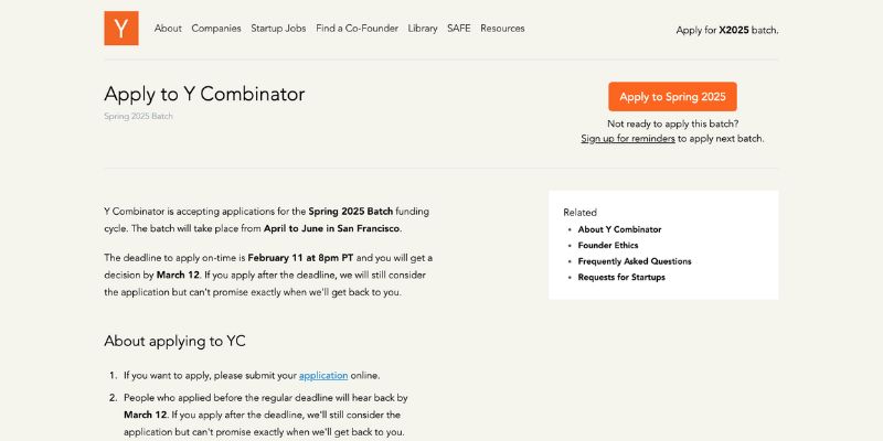 Y combinator demo day 2025